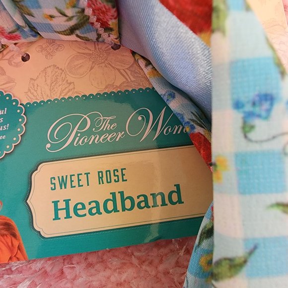 Pioneer Woman NWT sweet rose floral gingham print headband - Picture 7 of 7